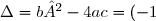 \Delta = b²-4ac = (-1)²-4\times 1\times (-1) = 5 > 0